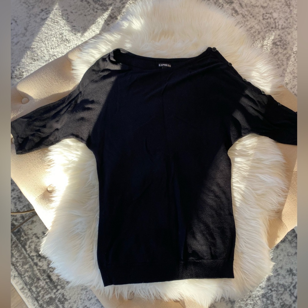 Express Black Sweater Size Small